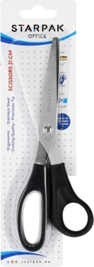 Kontori mustad käärid 21 cm – 1 tk