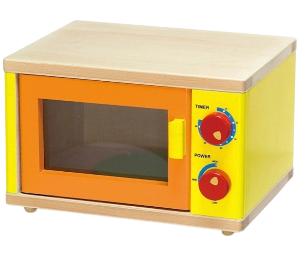 Babu wooden microwave oven for children