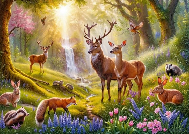 Cherry Pazzi puzzle Heart of the Forest 500 pieces