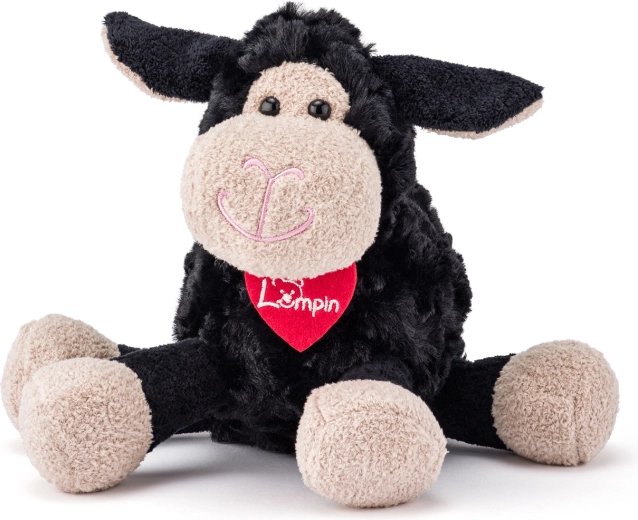 Must lammas Olivia, pehmeloom 17 cm