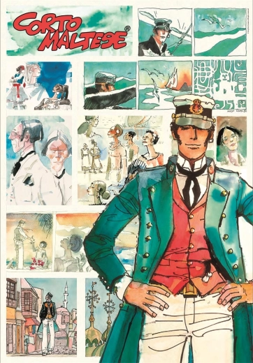 Puzzle 1000 tükki Corto Maltese: Seiklushimuline meremees