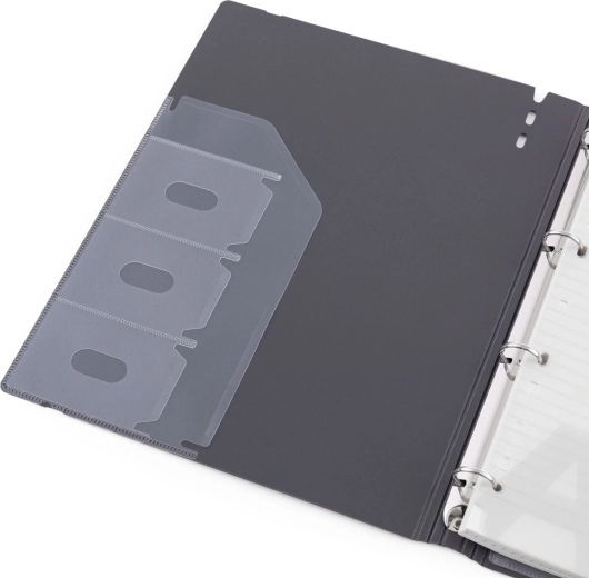 Dividers and business card pockets