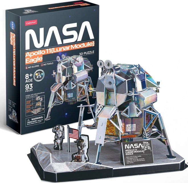 NASA Apollo 11 Kuu‑mooduli Eagle mudel – 93 detaili