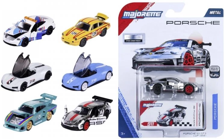 Metallist mänguauto Porsche Motorsport Deluxe 1:64