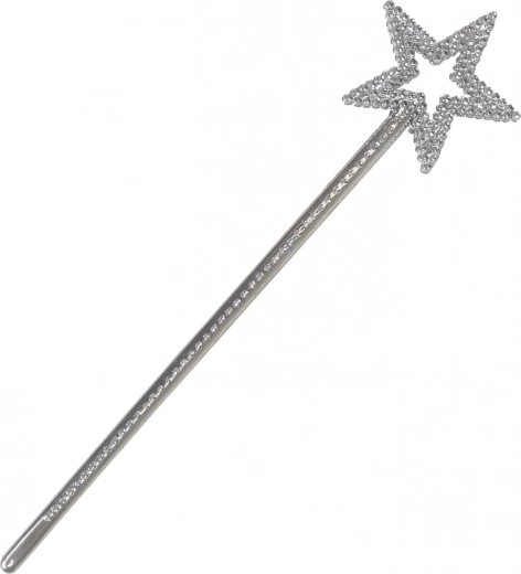 Magic wand with a star