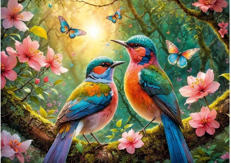 Puzzle Greeting of a New Day 500 Pieces