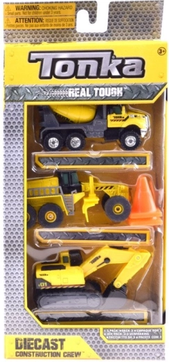 TONKA ehitusmasinad – 3 metallist sõiduki komplekt
