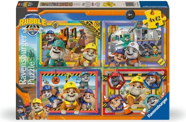 Ravensburgeri pusle Rubble ja tema kamp 4×42 tükki