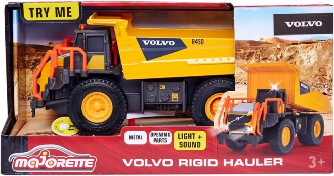 Majorette Grand ehitus-kallur VOLVO R45D 20 cm tulede ja helidega