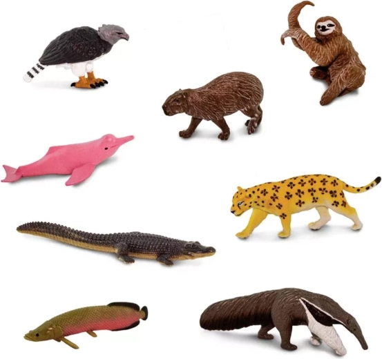 8 realistic South American figurines