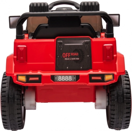 Punane laste elektriauto Off Road Mountain