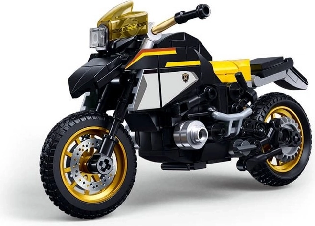 Mootorratta R1250 mudelikomplekt mõõtkavas 1:12 – Sluban Model Bricks (200 detaili)