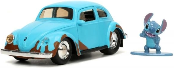 Lilo & Stitch auto 1959 VW Beetle 1:32 Stitchi figuuriga