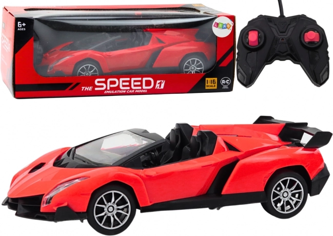 Sports Fun with RC Car 1:16, Red