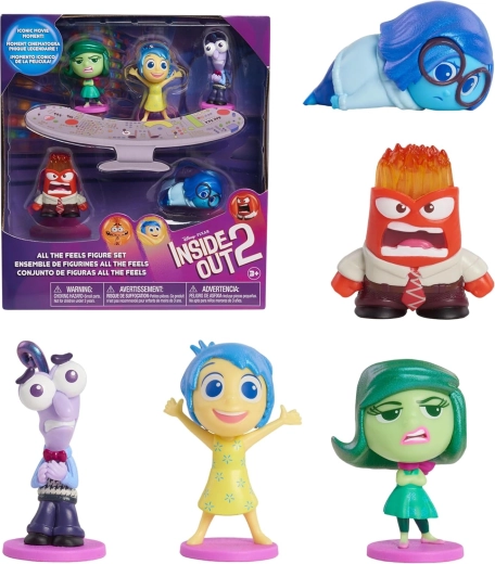 Just Play Inside Out 2 – Disney Pixari emotsioonide 5 figuuri komplekt