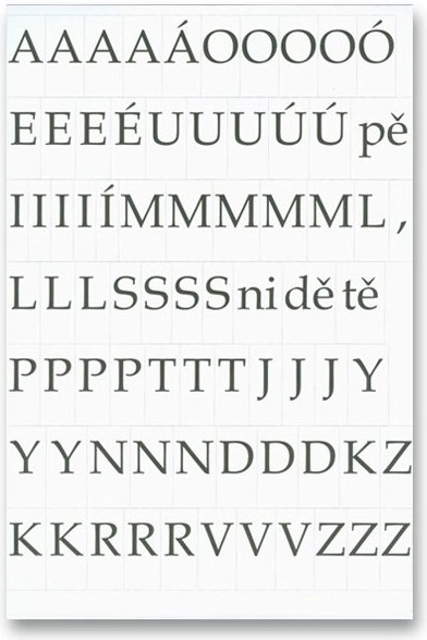 Oxybag cut-out letters and syllables for first graders
