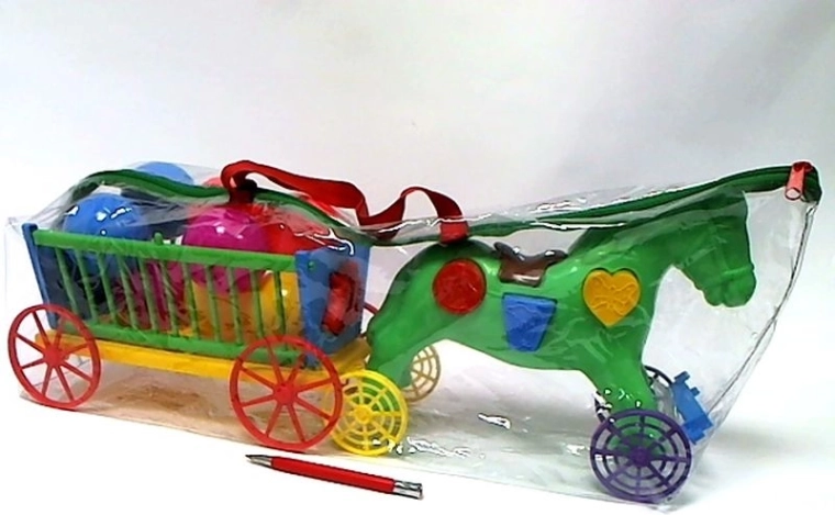 Educational Pony with Cart