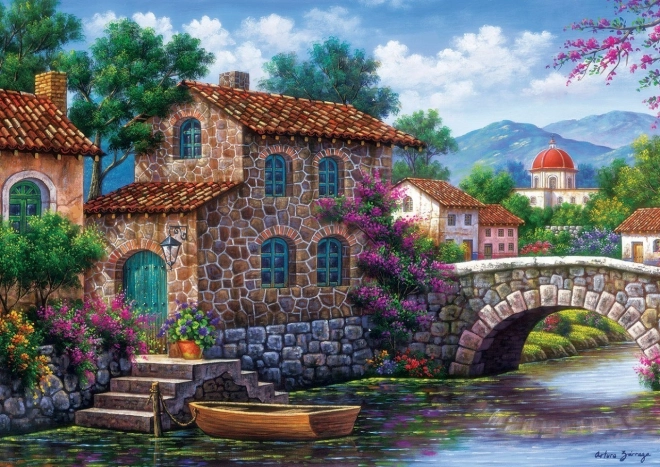 Pusle ART PUZZLE Kanal lilledega 500 tükki