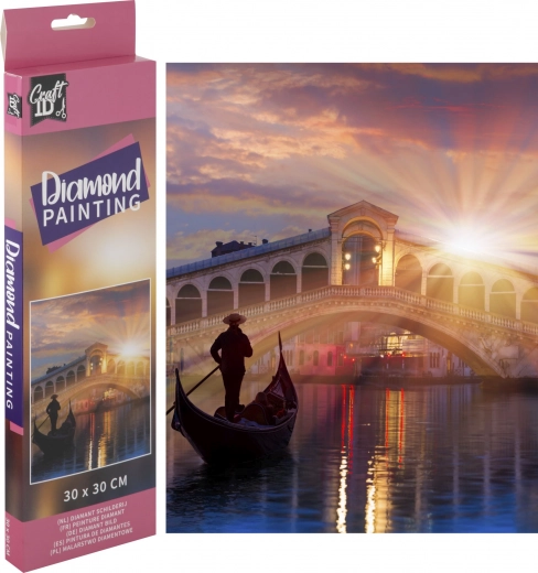 GRAFIX Diamond Painting Ponte di Rialto Bridge 30 × 30 cm