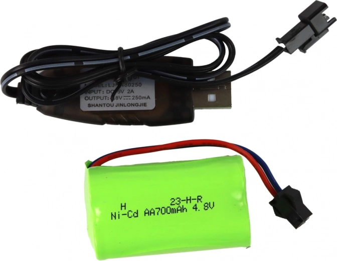 Taasklaetitav akupakk USB-laadimisega