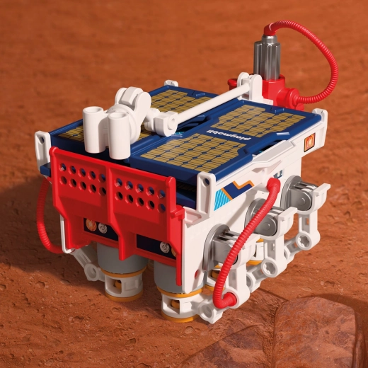 Solar panels and scientific equipment