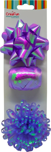 Gift Set Iridescent – Ribbon 10 m + 2 Bows, 3 pcs
