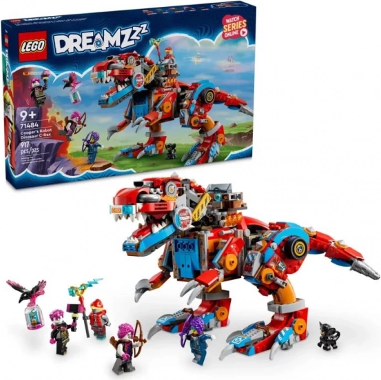 LEGO® DREAMZzz™ 71484 Cooper ja tema robotdinosaurus C-rex