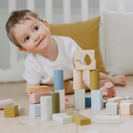 Shapes that develop motor skills and imagination