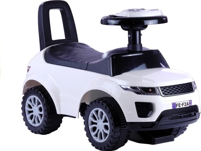 Laste sõiduk (pealeistutav) SUV helide ja tuledega, valge
