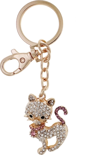 Diamond Cat Keychain