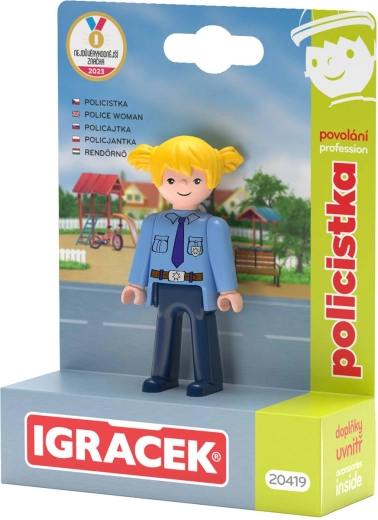 Efko Igráček Policewoman – profession set figure with accessories