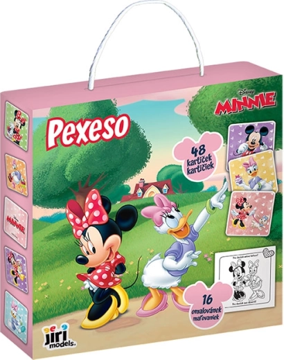 Pildipaaride mäng karbis koos Minnie värviraamatuga