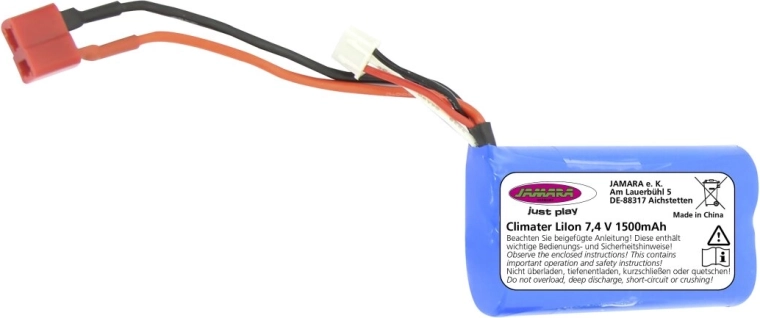 JAMARA Climateri liitiumioonaku 7,4 V 1500 mAh 11,1 Wh