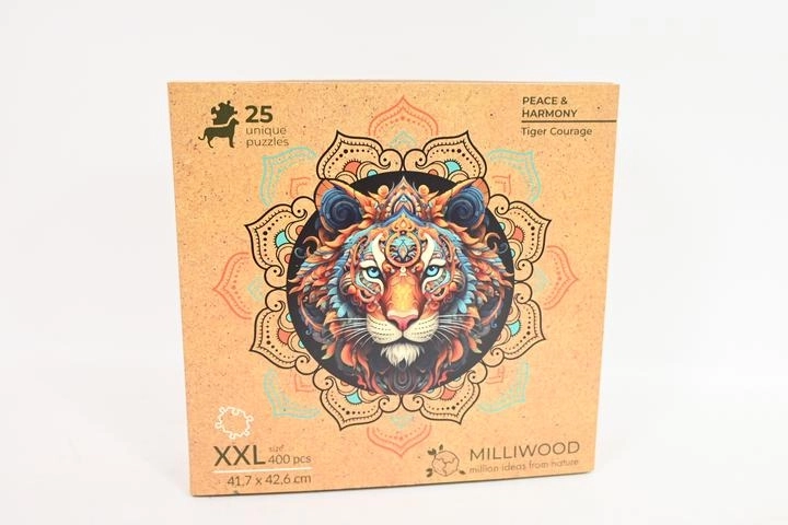 Milliwood Peace and Harmony – tiiger puidust pusle 400 tükki