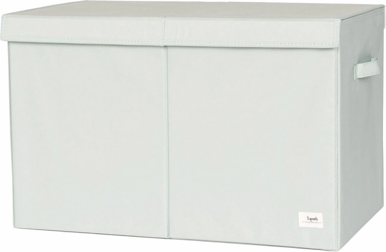 3 Sprouts toy chest made from recycled polyester, green