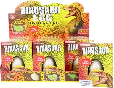 Dinosauruse muna raiumine helendava dinosaurusega