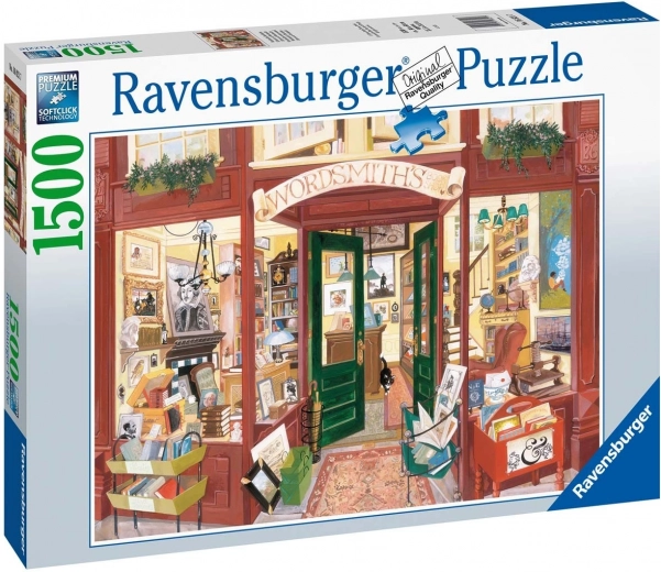 Ravensburgeri pusle „Wordsmithsi” raamatupood, 1500 tükki