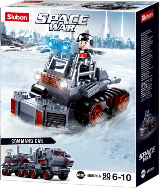 Sluban Space War riot control vehicle