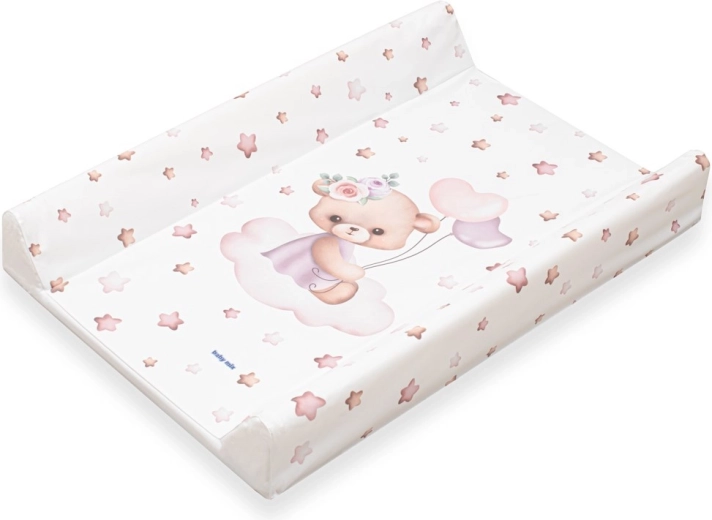 BABY MIX Changing Mat Teddy Bear 47 × 70 cm Pink