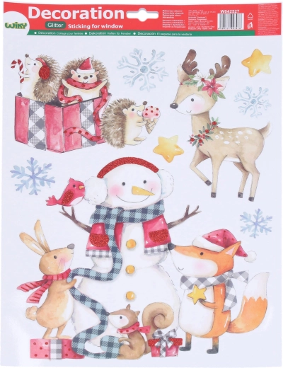 Christmas window decoration 41 × 29 cm