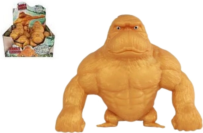 Kuldne ülivennitatav gorillafiguur – 6 tk karbis