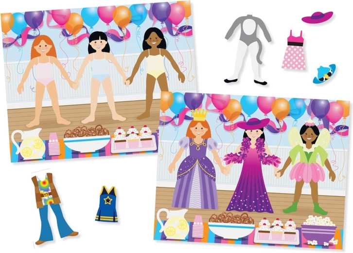 Korduv taaskasutatavate kleepsudega komplekt MELISSA & DOUG