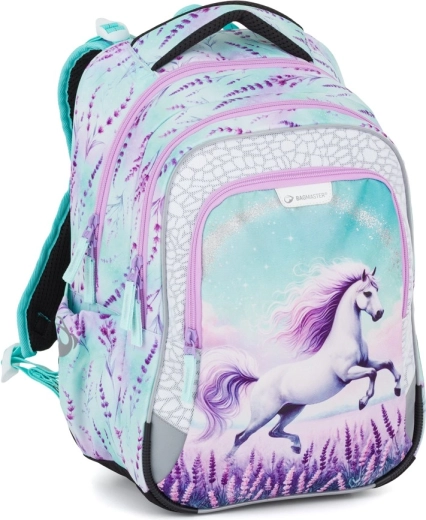 Bagmaster lumi kooliseljakott hobuse motiiviga