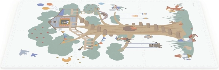 Large area with the Treehouse motif and easy maintenance