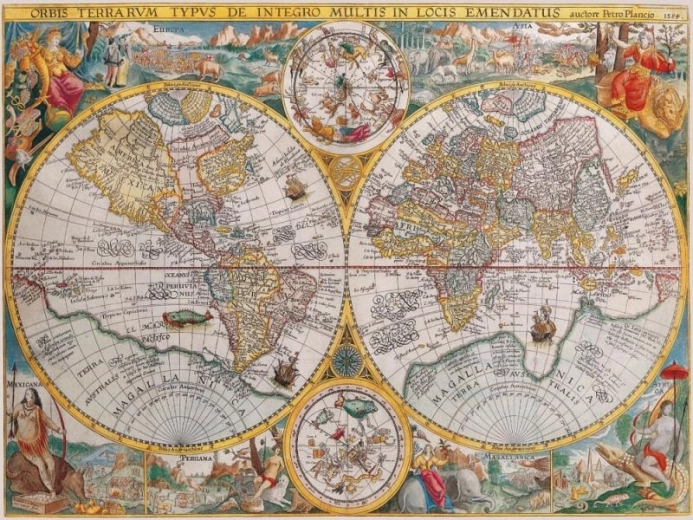 Ravensburger Puzzle Historical Map, 1500 Pieces