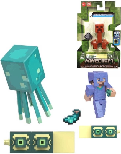 Minecrafti liigendfiguur 8 cm tarvikuga (erinevad variandid) - 1 tk