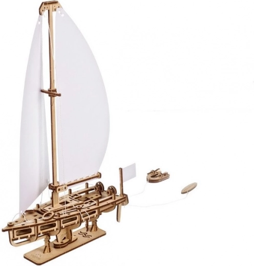 Ugears 3D puidust purjekas Ocean Beauty – kokkupandav mudel