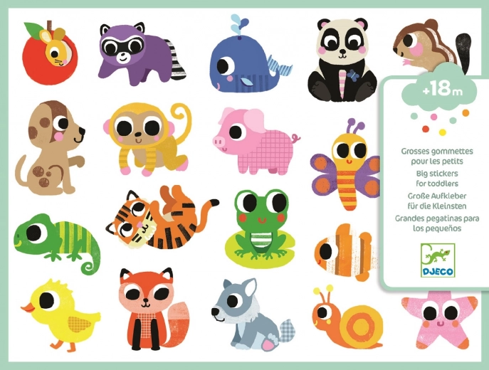 Stickers for Little Ones - Playful Animal Babies