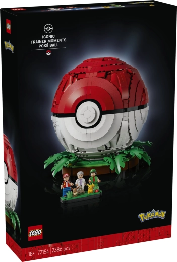 LEGO Pokémoni ikooniline Pokéball treeneritega
