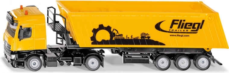Siku Super 1:50 MERCEDES-BENZ Actros Truck with FLIEGL Tipping Bed